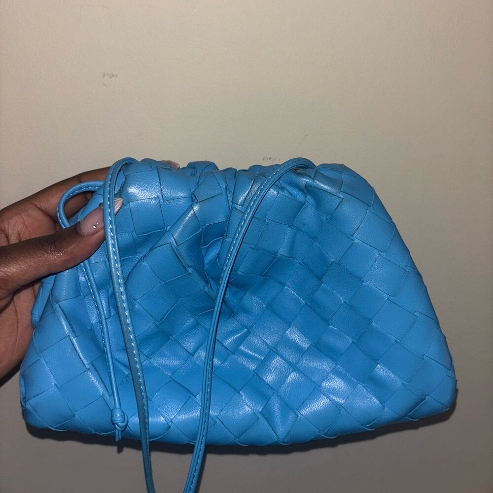 Bottega Veneta Leather Intrecciato The Pouch Mini Shoulder Bag - Excellent state
